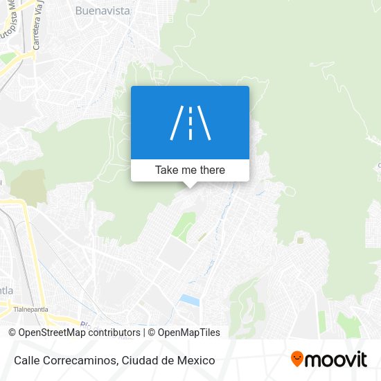 Calle Correcaminos map