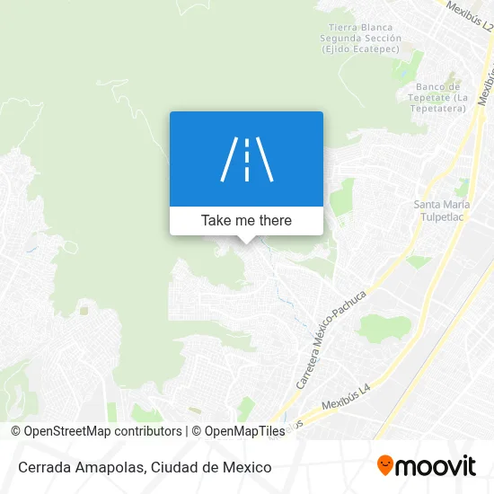 Cerrada Amapolas map