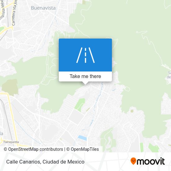 Calle Canarios map