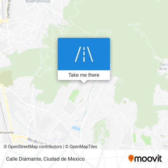 Mapa de Calle Diamante