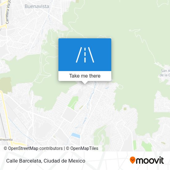 Mapa de Calle Barcelata