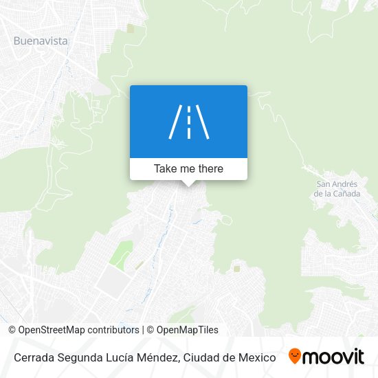 Mapa de Cerrada Segunda Lucía Méndez