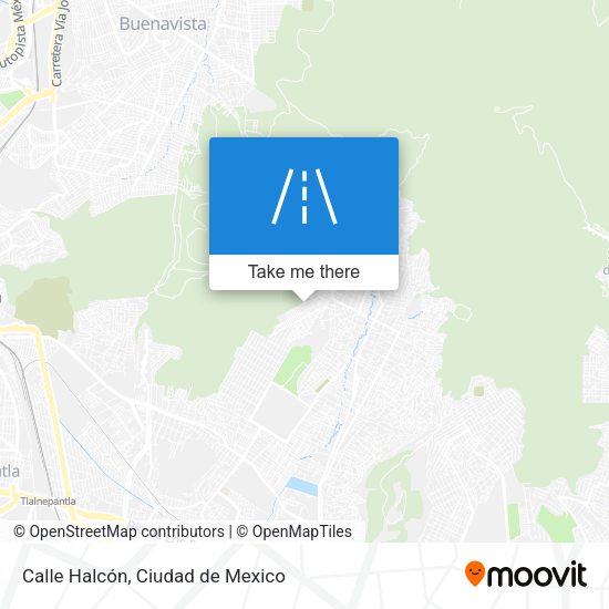 Calle Halcón map