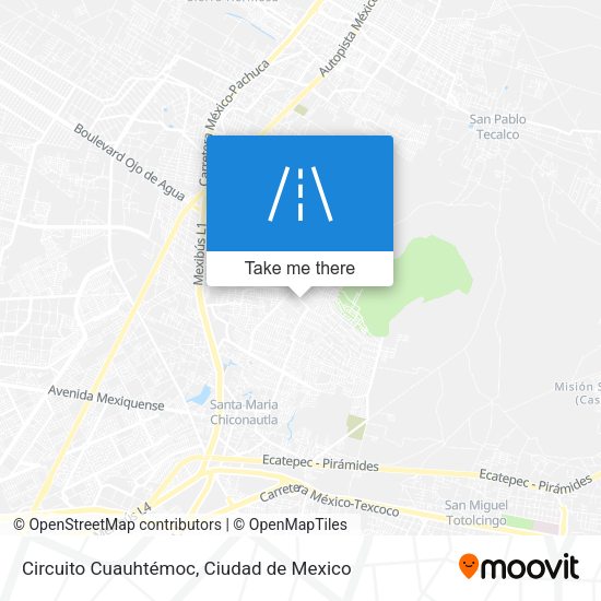 Circuito Cuauhtémoc map