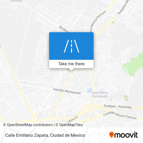 Calle Emiliano Zapata map