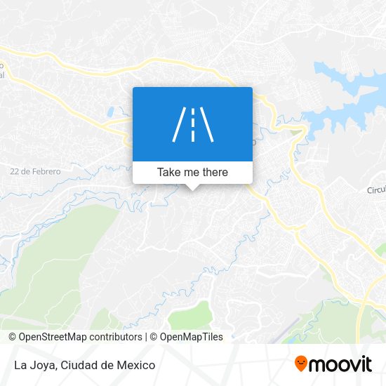 Mapa de La Joya