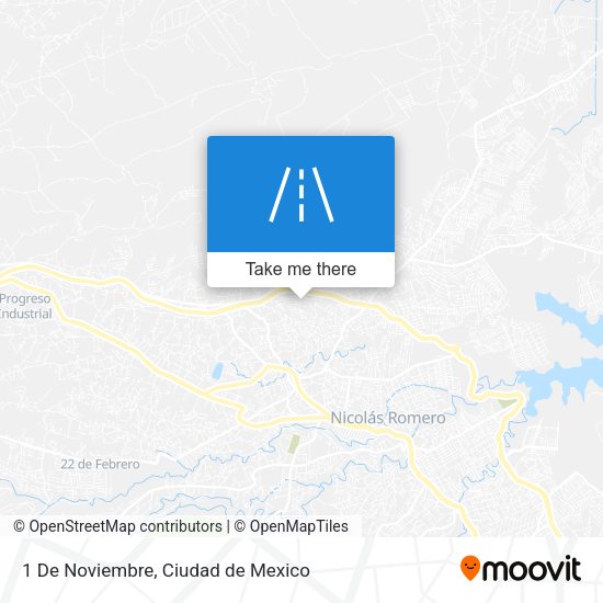 1 De Noviembre map