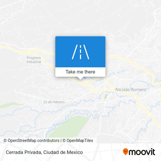 Cerrada Privada map