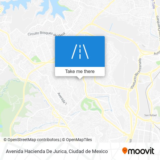 Avenida Hacienda De Jurica map