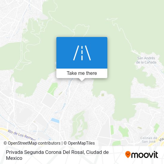 Privada Segunda Corona Del Rosal map