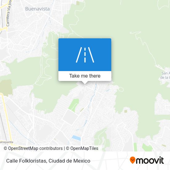 Calle Folkloristas map