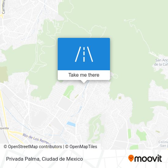 Privada Palma map
