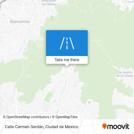 Calle Carmen Serdán map