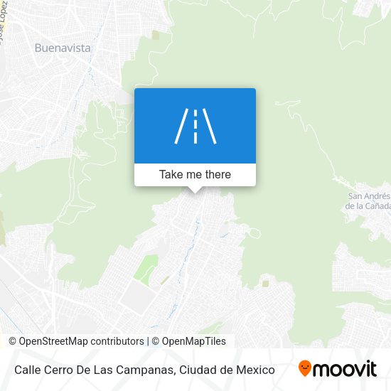 Calle Cerro De Las Campanas map