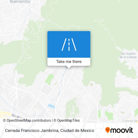 Cerrada Francisco Jambrina map