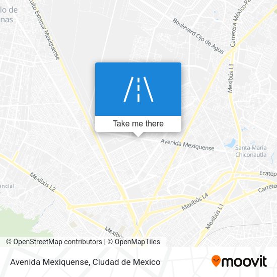 Avenida Mexiquense map