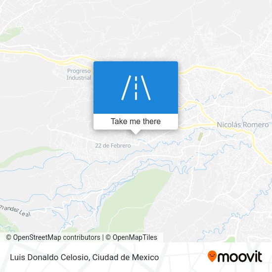 Luis Donaldo Celosio map