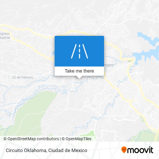 Circuito Oklahoma map