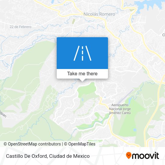 Castillo De Oxford map