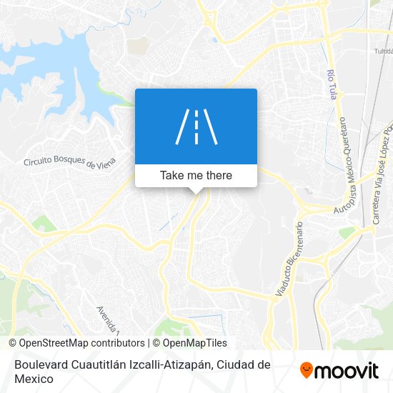 Mapa de Boulevard Cuautitlán Izcalli-Atizapán