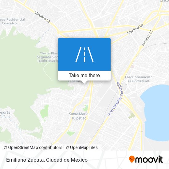 Mapa de Emiliano Zapata