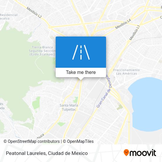 Peatonal Laureles map