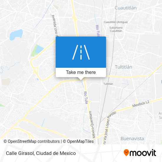 Calle Girasol map