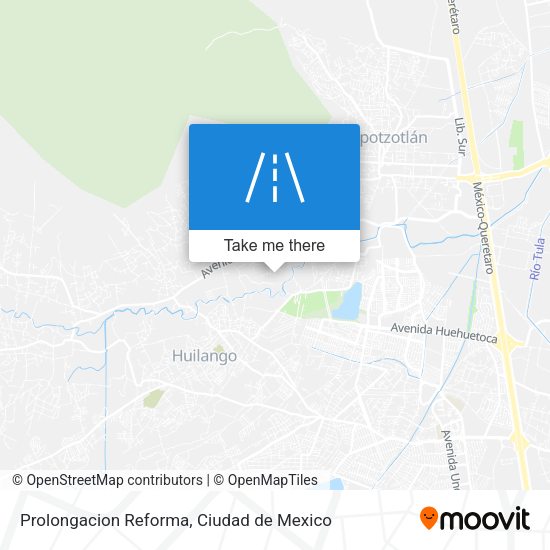 Prolongacion Reforma map