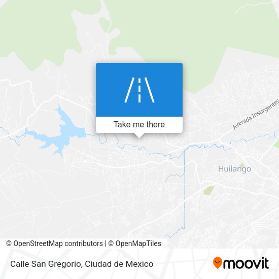 Calle San Gregorio map
