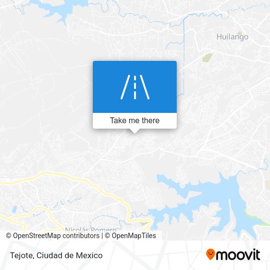 Mapa de Tejote