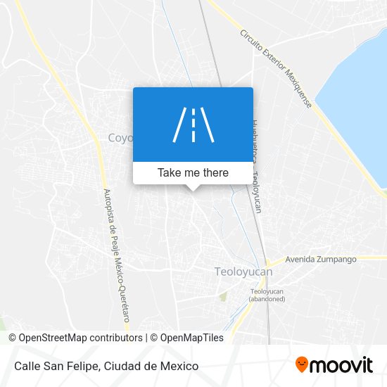 Calle San Felipe map