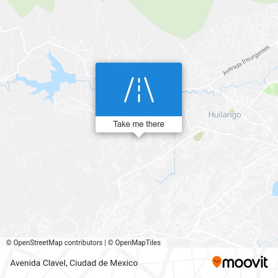Avenida Clavel map