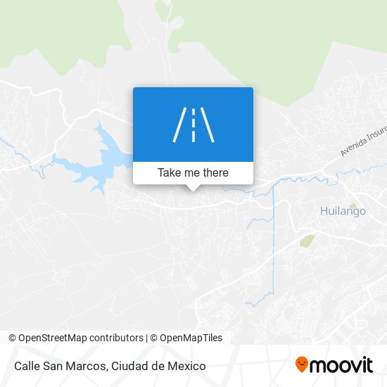 Calle San Marcos map