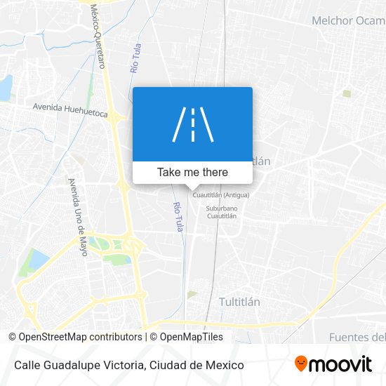 Calle Guadalupe Victoria map