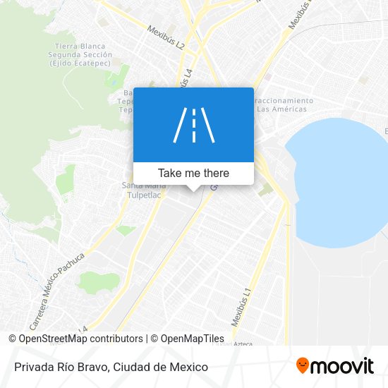 Privada Río Bravo map