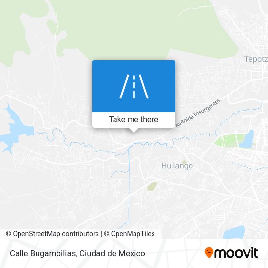 Calle Bugambilias map