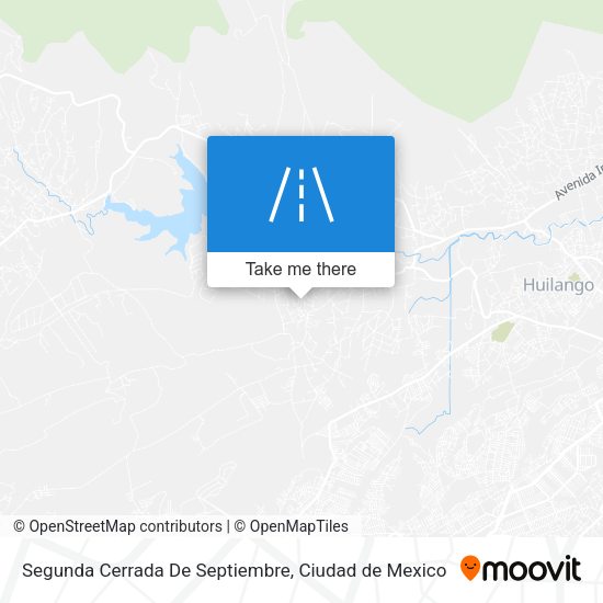 Segunda Cerrada De Septiembre map