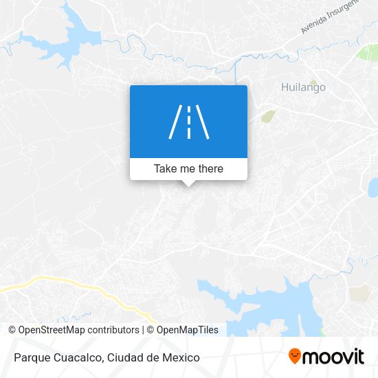 Parque Cuacalco map