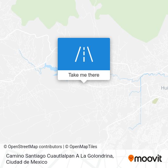 Mapa de Camino Santiago Cuautlalpan A La Golondrina