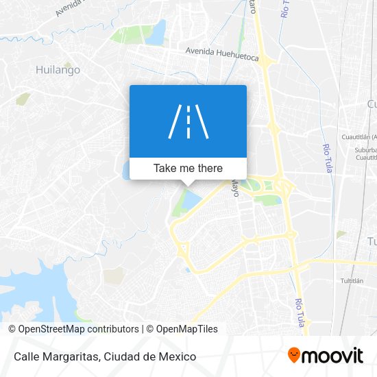 Calle Margaritas map