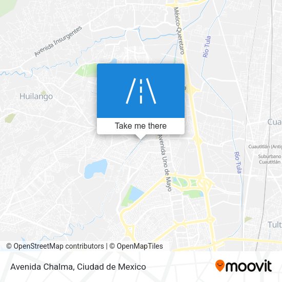 Avenida Chalma map