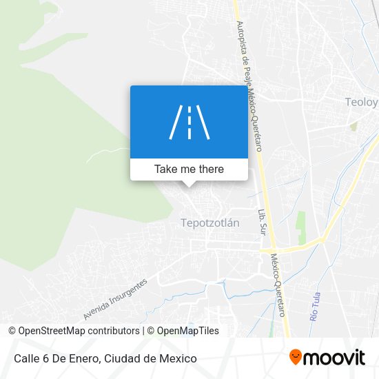 Calle 6 De Enero map