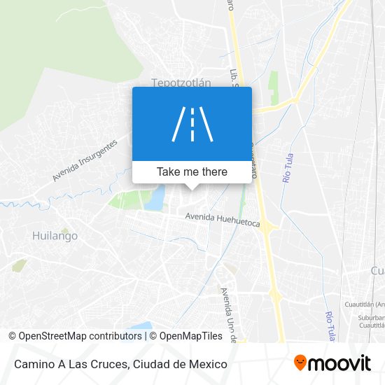 Camino A Las Cruces map