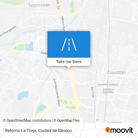 Retorno La Troje map
