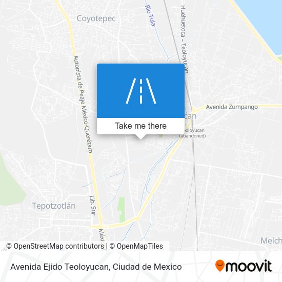 Mapa de Avenida Ejido Teoloyucan