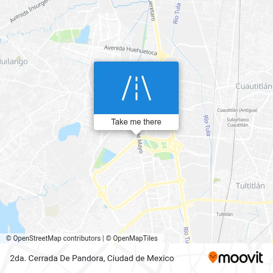2da. Cerrada De Pandora map