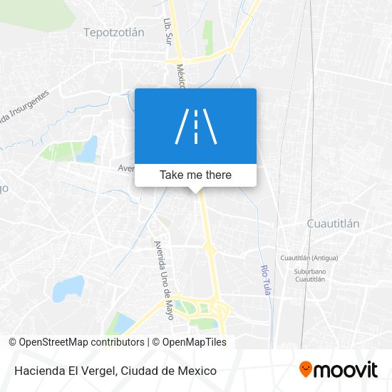 Hacienda El Vergel map