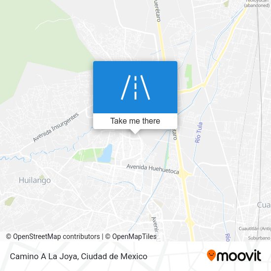Camino A La Joya map