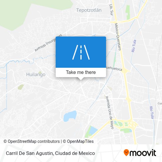 Carril De San Agustin map