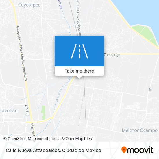 Mapa de Calle Nueva Atzacoalcos